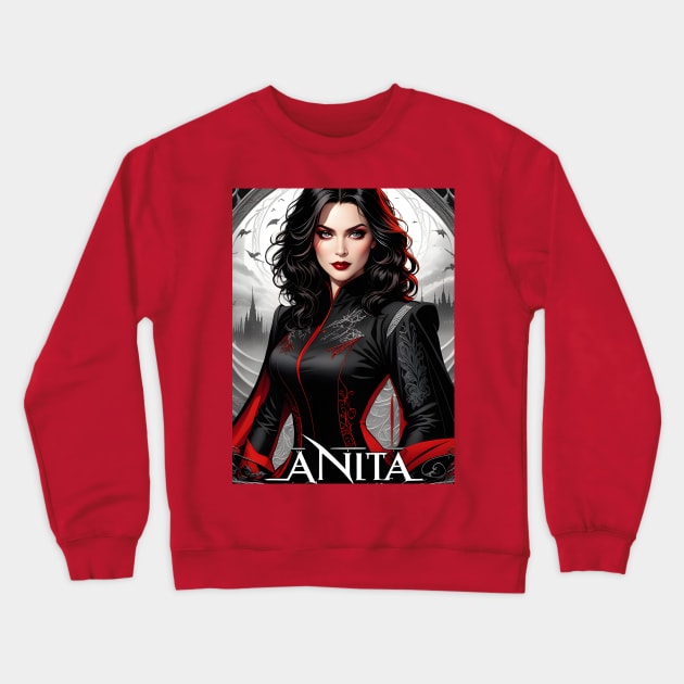 Anita Blake Vampire's hunter Merch Crewneck Sweatshirt by ART-SHOP01